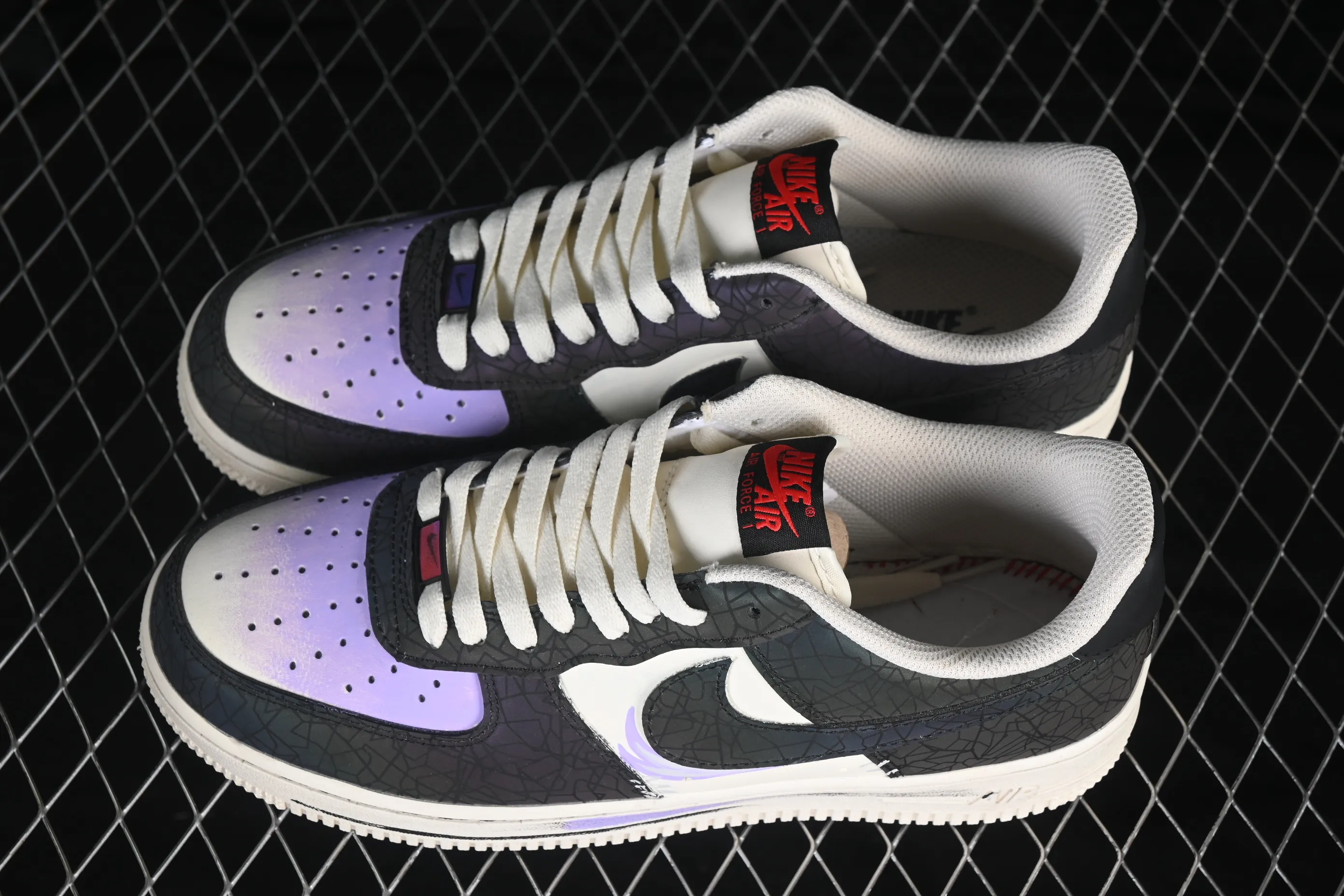 All categories Nk Air Force 1 Air Force series Nk Air Force 1 Low Air Force low-top Nike Air Force 1'07 Low "Stained Glass Shard" Hand-painted graffiti Symphony broken mirror Air Force 1 low-top casual sneakers DY2023-203